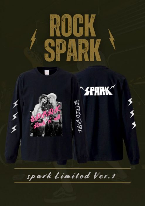 ROCK SPARK Long sleeve Tee  Limited Ver.1